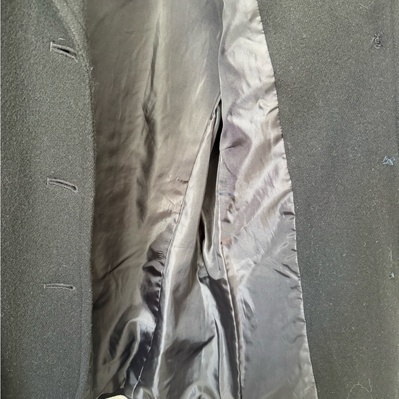 Women’s Size 10 Classic Black Peacoat 100% Wool - Picture 5 of 5